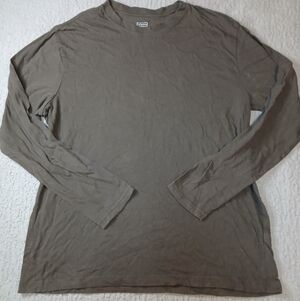 Merona Men's Brown Long Sleeve Tee